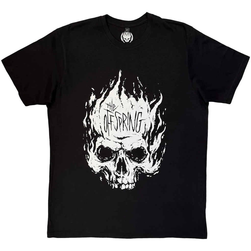 The Offspring  Premium Carbon T-Shirt: Skull (Black) OFFICIAL NEW