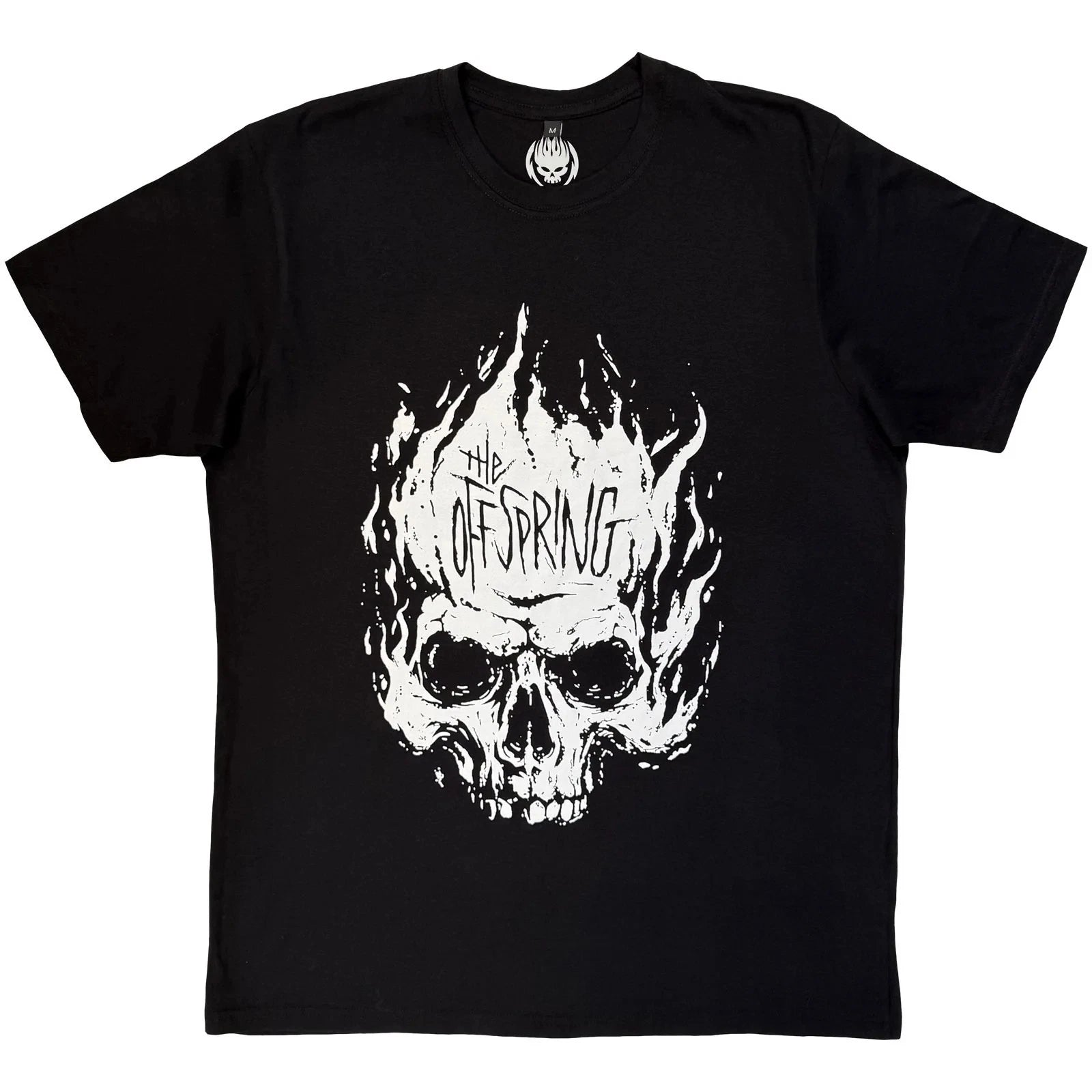 The Offspring  Premium Carbon T-Shirt: Skull (Black) OFFICIAL NEW