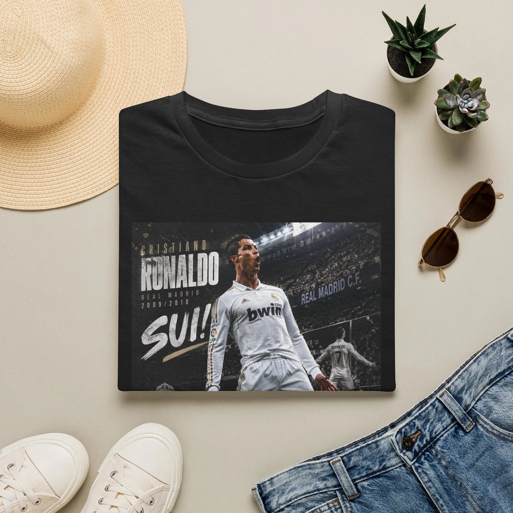 Cristiano Ronaldo Celebration T-Shirt | Soccer Legend Graphic Tee
