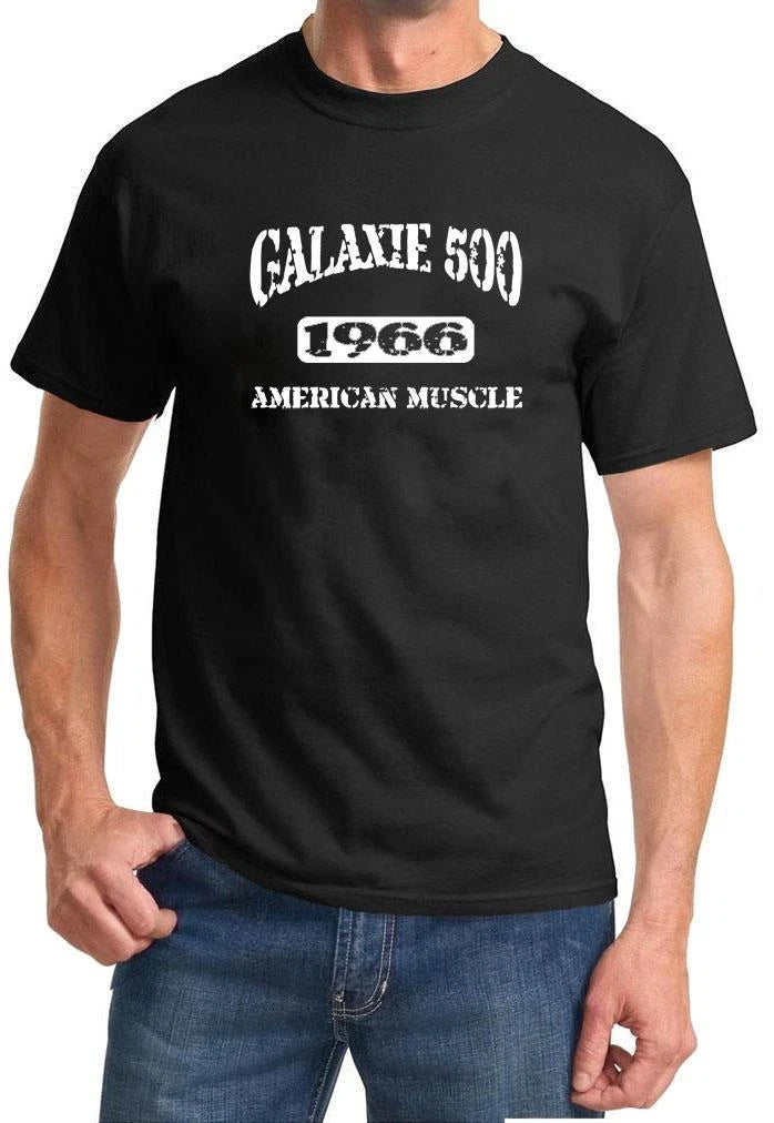 1966 Ford Galaxie 500 American Muscle Car Classic Design Tshirt NEW