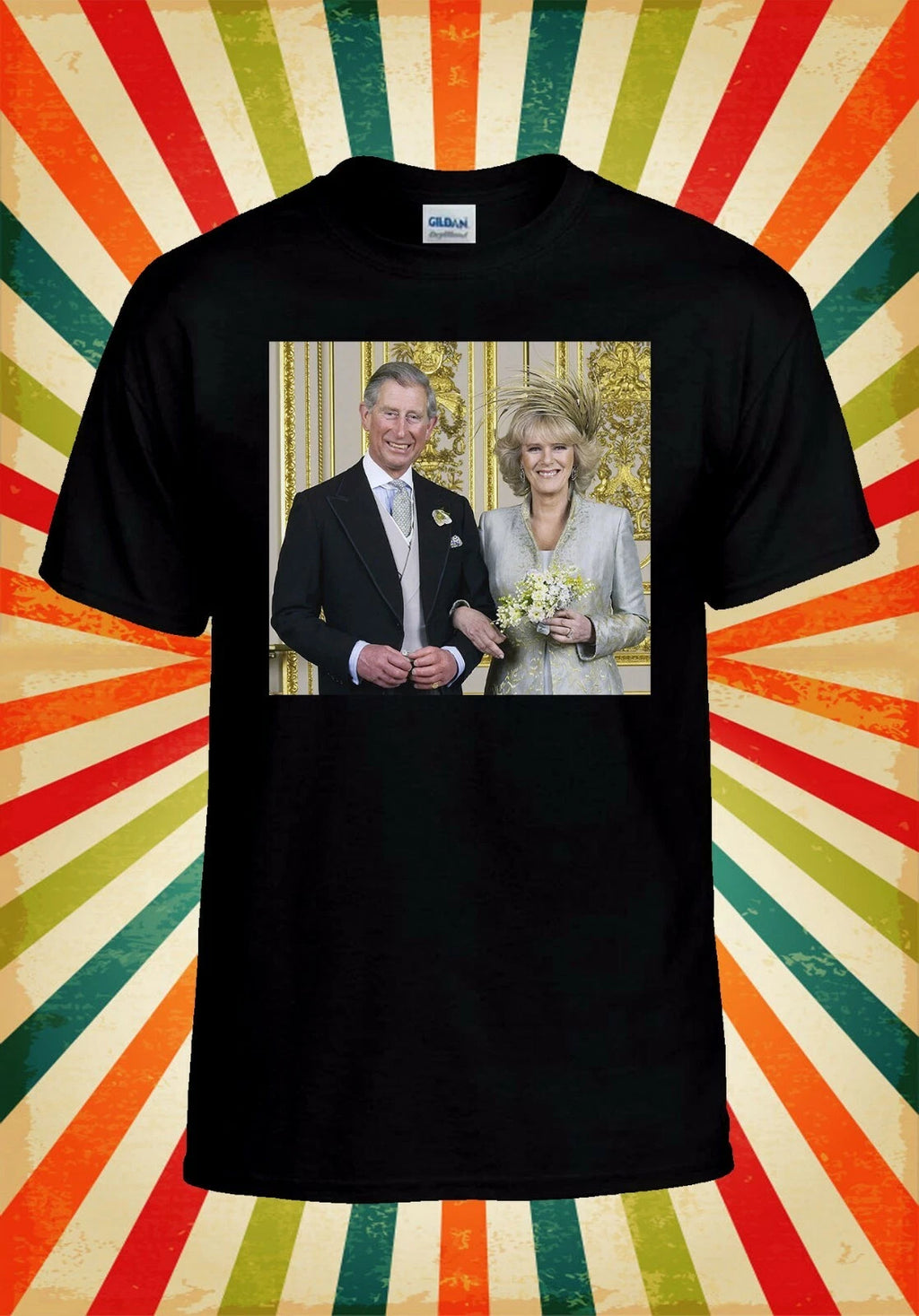 Prince Charles and Camilla King Cool Men Women Vest Tank Top Unisex T Shirt 2781