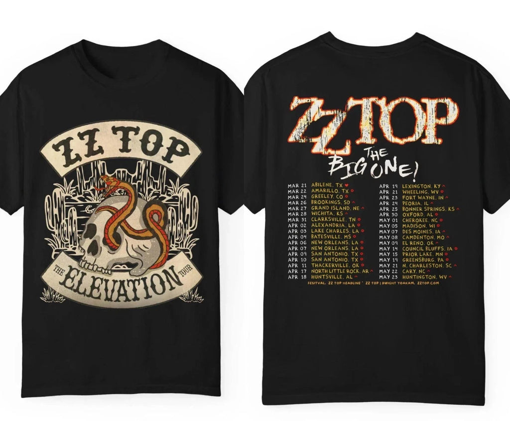 ZZ Top The Big One Tour 2026 T-Shirt