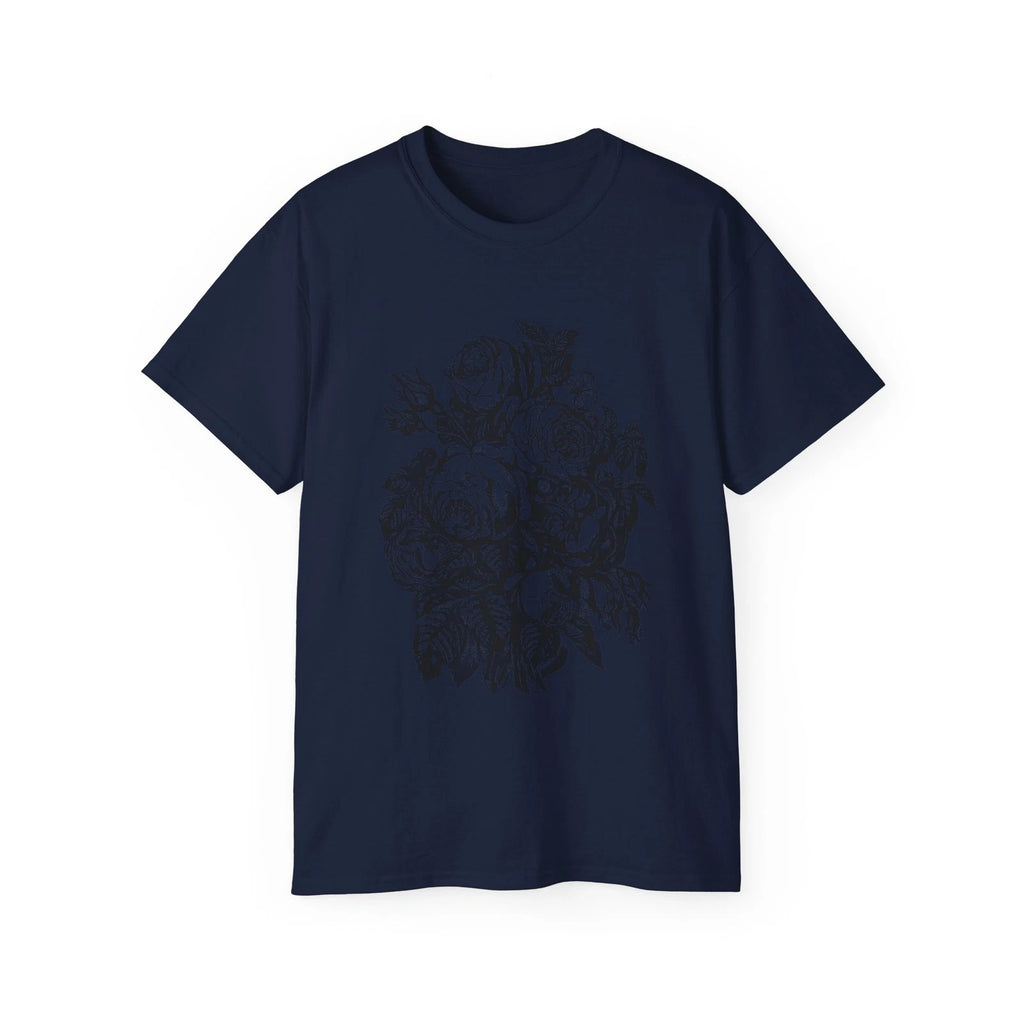 Roses Flower Background Bouquet Nature | Custom Graphic T-Shirt