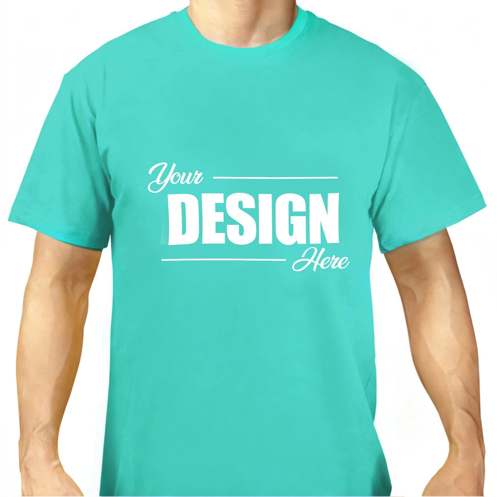Anley Personalized T-Shirts 100% Cotton Custom Unisex Logo Tee Customized Shirts