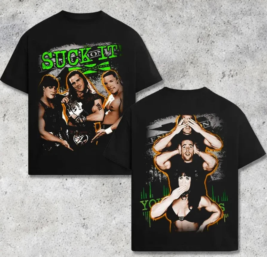 D-Generation X DX Suck It Wrestling Graphic T-Shirt