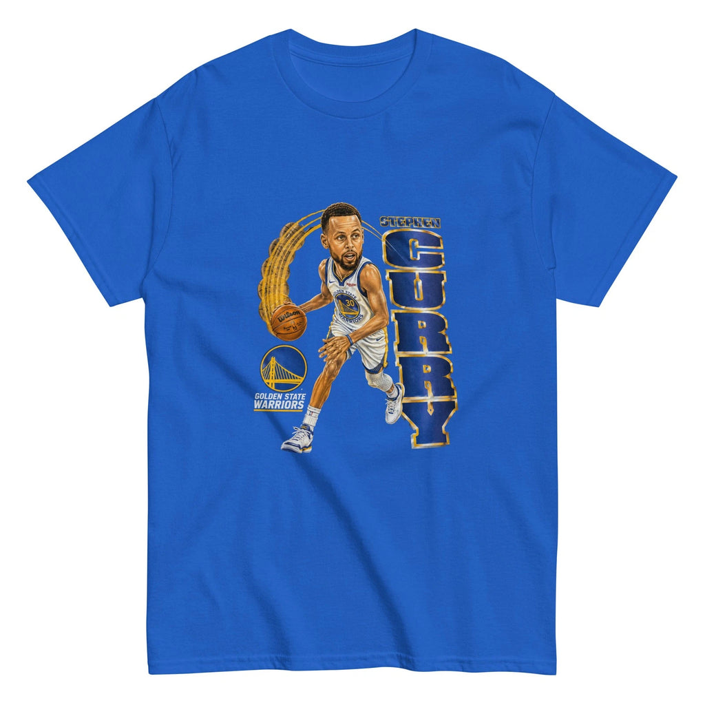 Stephen Curry Warriors Retro Graphic Tee Vintage NBA Basketball Shirt