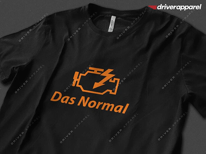 The Original Driver Apparel Check Engine Light Shirt - Das Normal, Classic Car