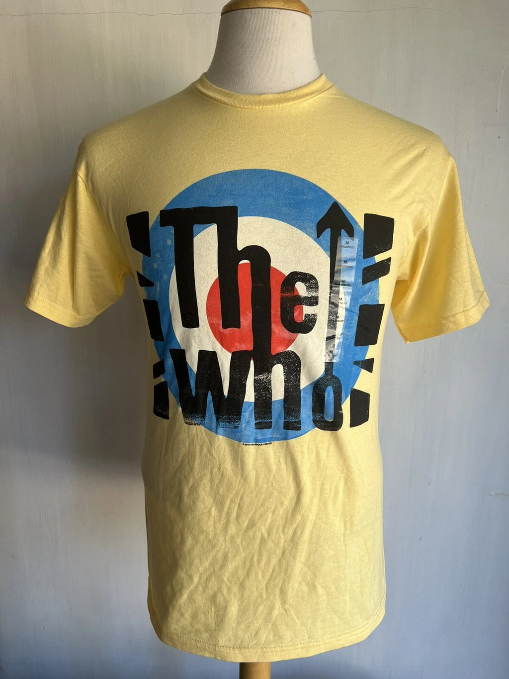 THE WHO (2012) Official Unisex Target Bullseye British Band Logo T-Shirt Medium
