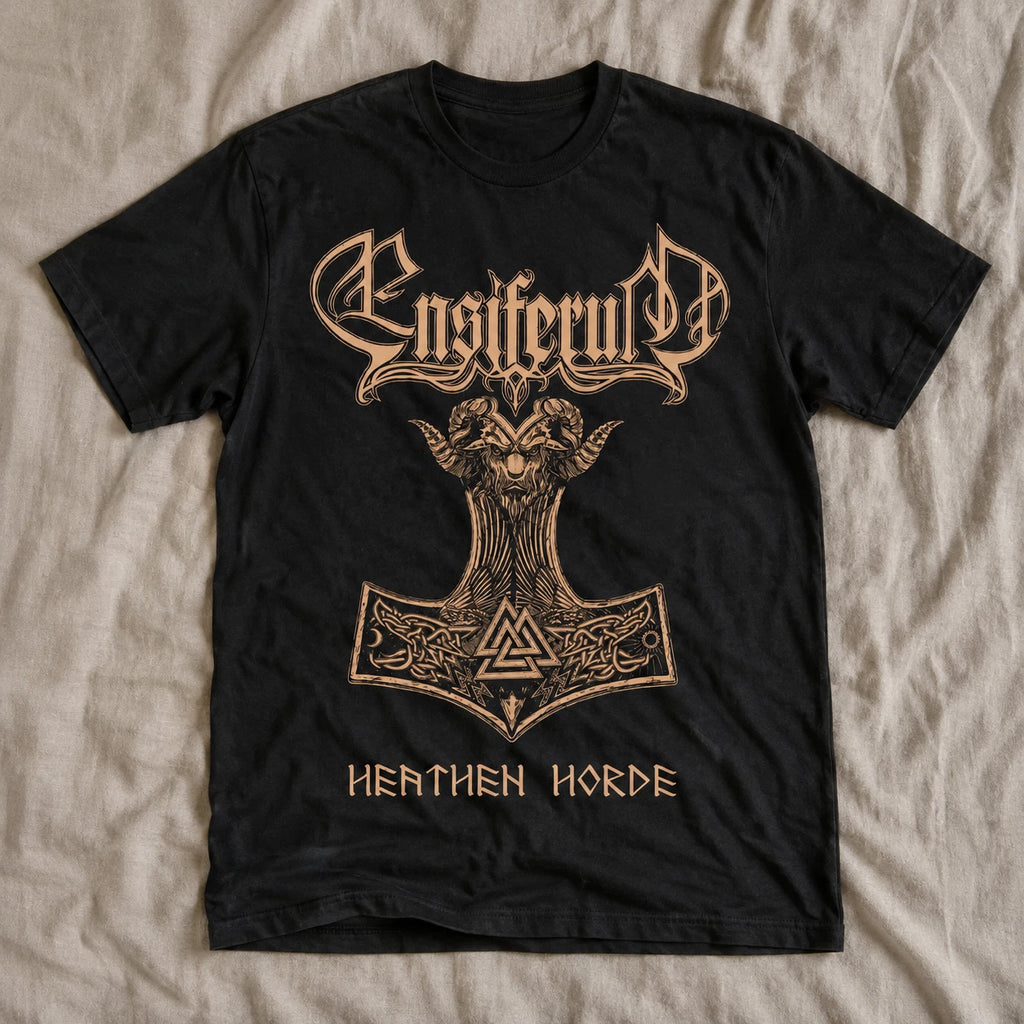 ENSIFERUM Heavyweight T-Shirt 220GSM | Men’s Women’s Premium Regular 100% Cotton