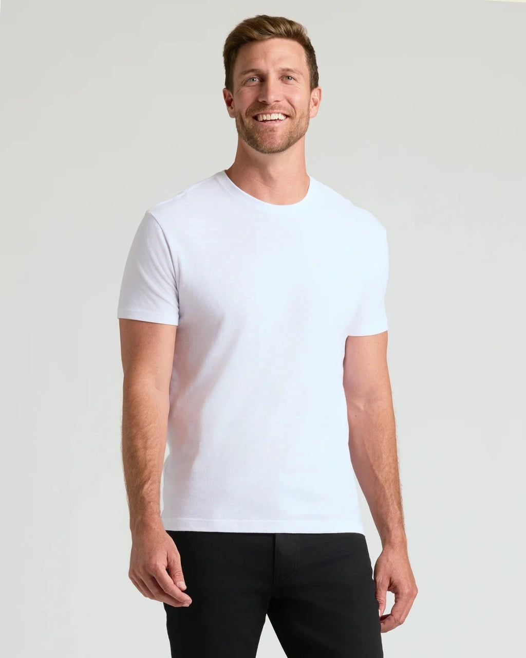 True Classic Crew Neck (White) Large