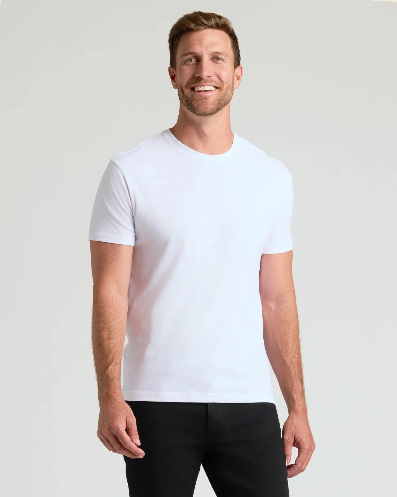 True Classic Crew Neck (White) Large