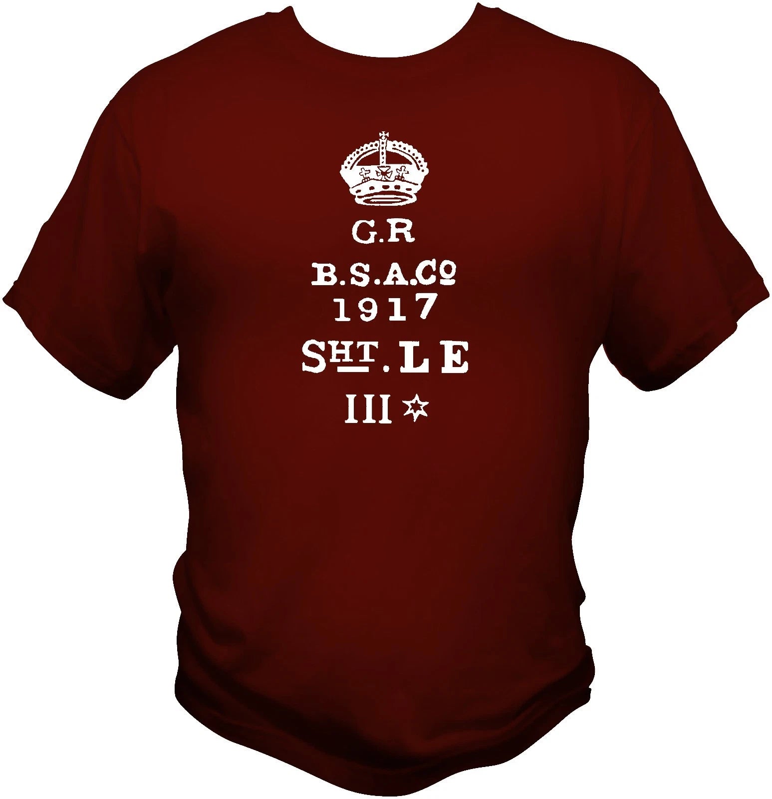 Lee Enfield No1 Mk III Receiver Stamp T shirt WWII WWI British Infantry 303 -05