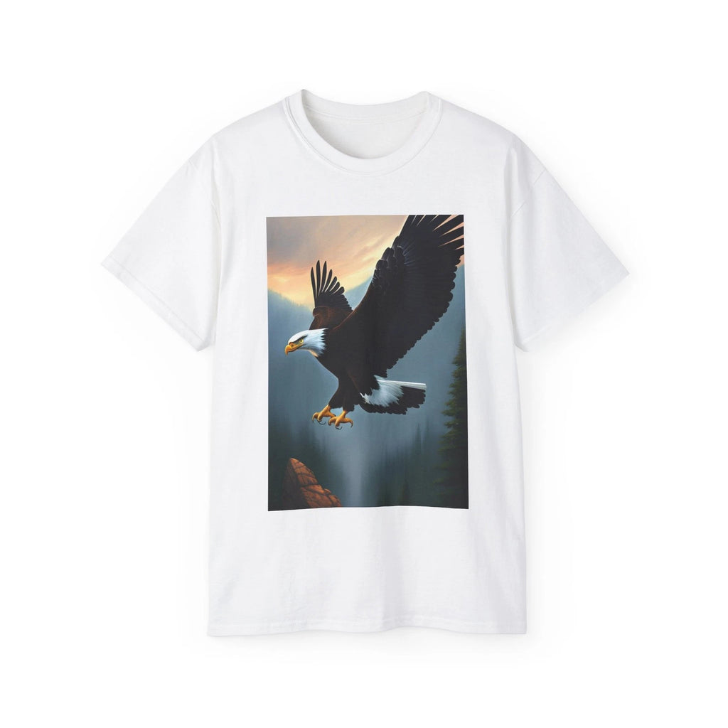 Eagle Bird Fly Digital Art Nature Animal | Custom Graphic T-Shirt