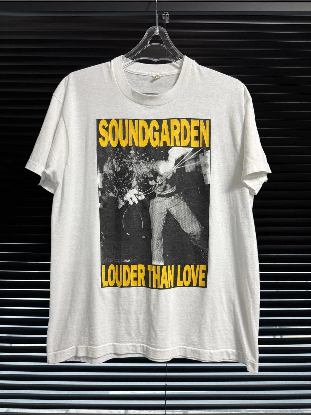 Vintage 90s Soundgarden Louder Than Love White Unisex T shirt S-5XL