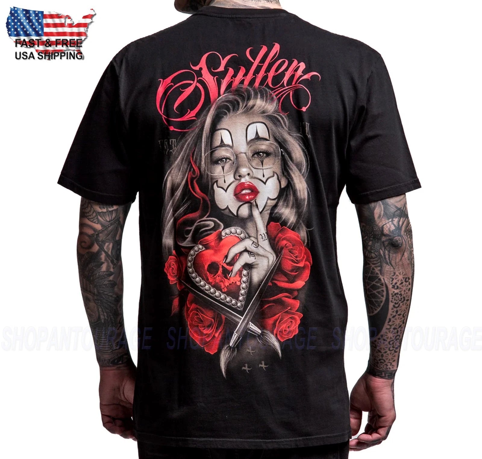 Sullen Art Collective Secrets Premium Fit SCM7551 Short Sleeve T-Shirt For Men