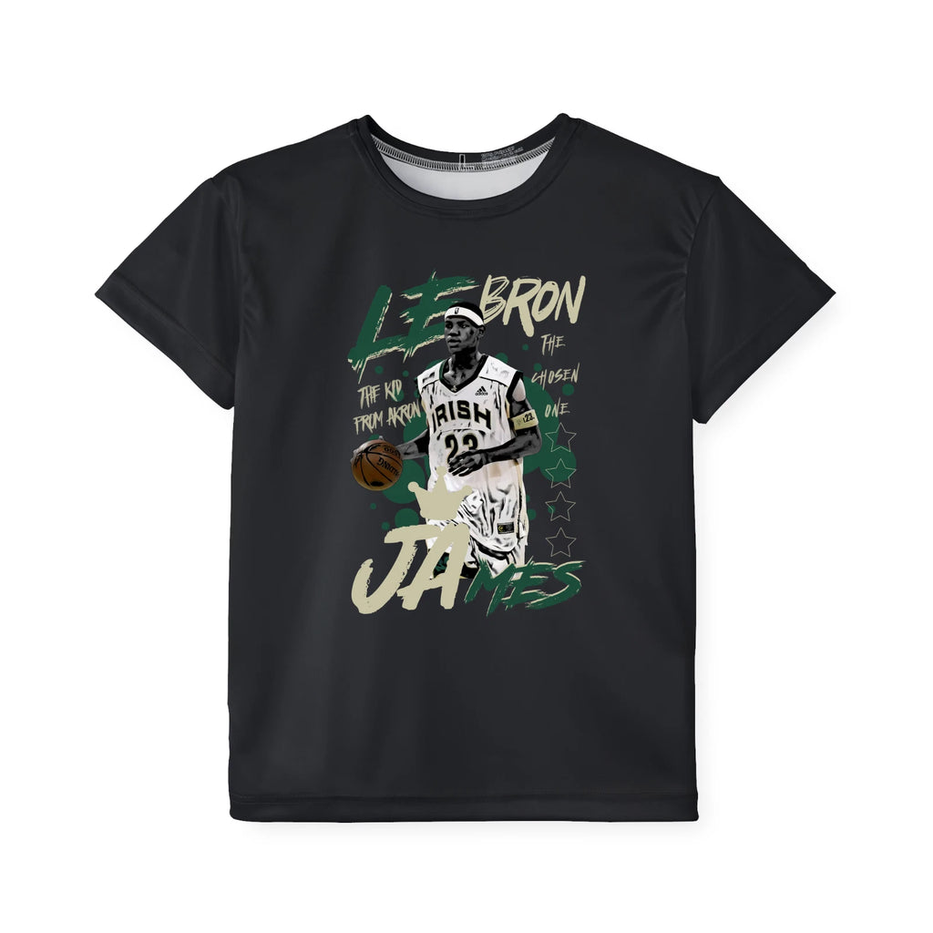 Basketball Style YOUTH Size T Shirts Clothing Custom Design Printed Front