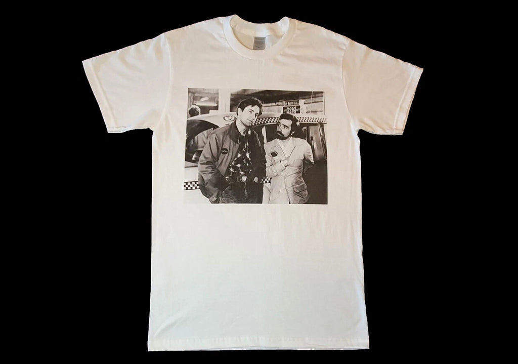 Robert De Niro Martin Scorsese Taxi driver movie White T-shirt sizes Small-3XL