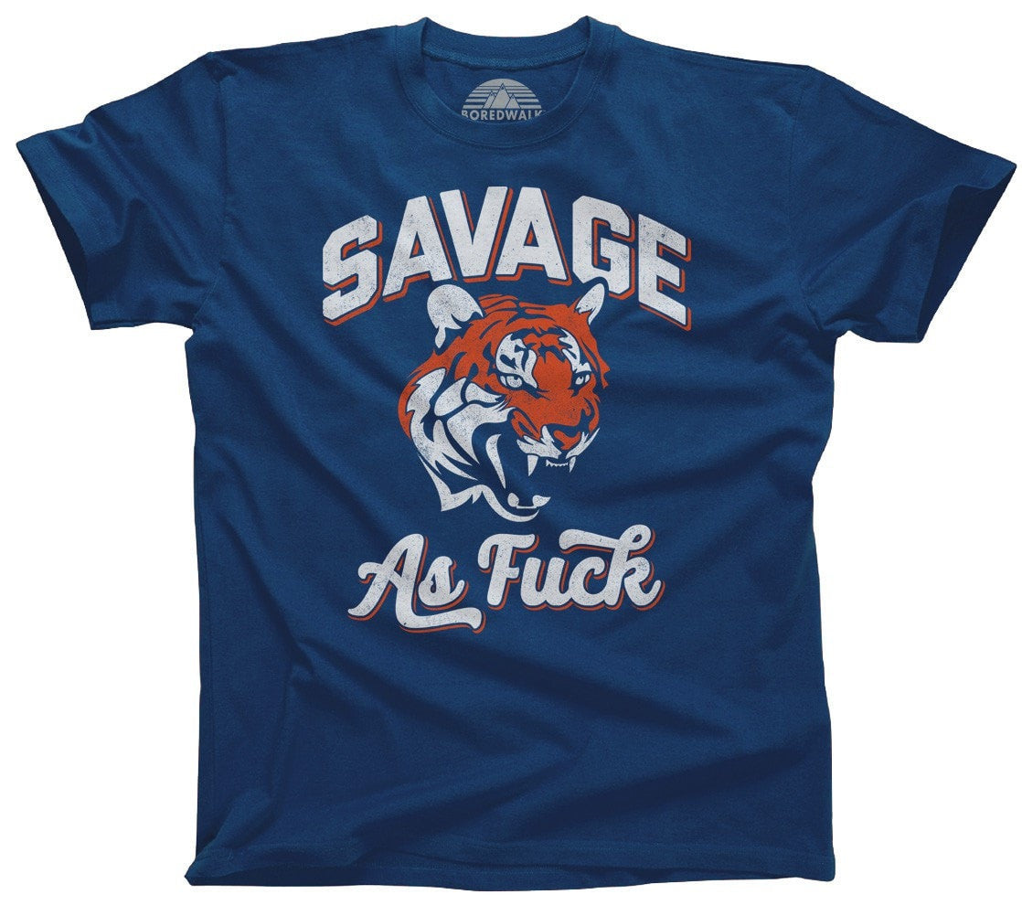Men's Savage as Fuck Tiger T-Shirt