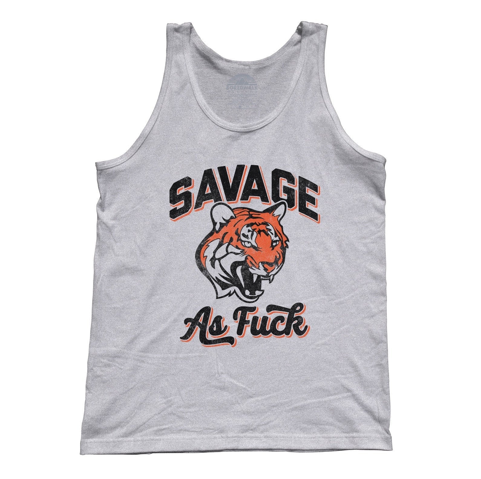Unisex Savage as Fuck Tiger Tank Top