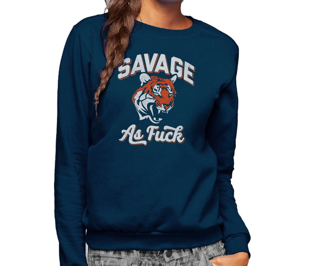Unisex Savage as Fuck Tiger Sweatshirt
