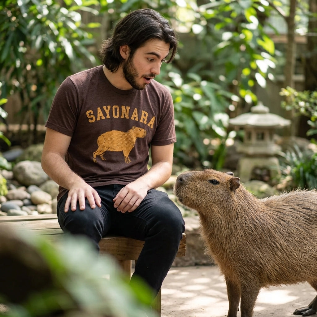 Sayonara Capybara Men's T Shirt