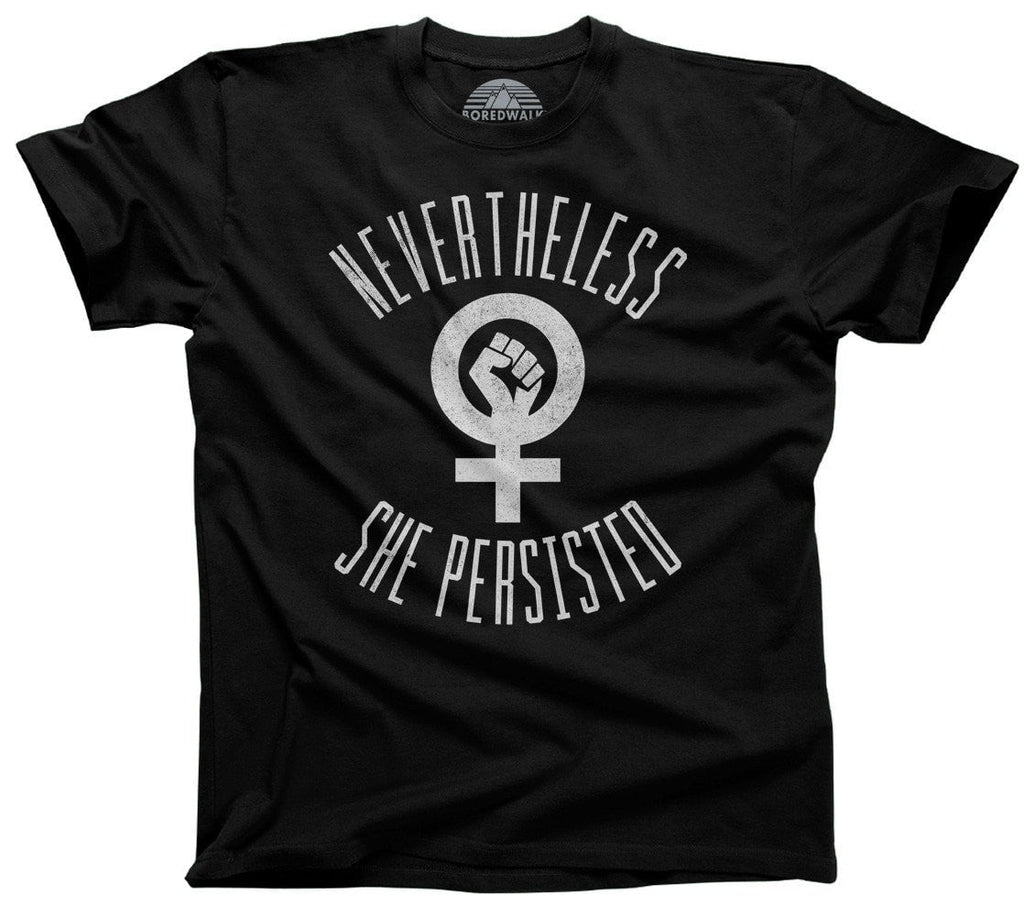 Men's Nevertheless She Persisted T-Shirt Elizabeth Warren