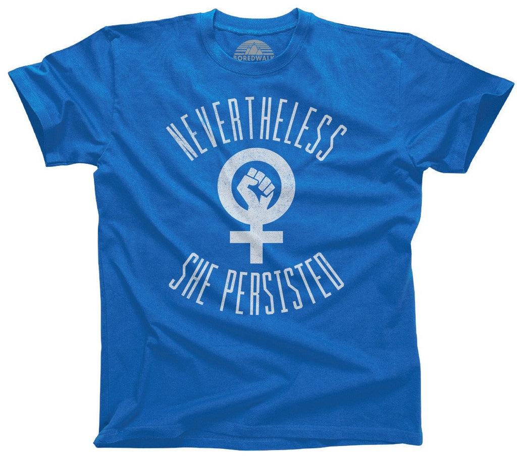 Men's Nevertheless She Persisted T-Shirt Elizabeth Warren