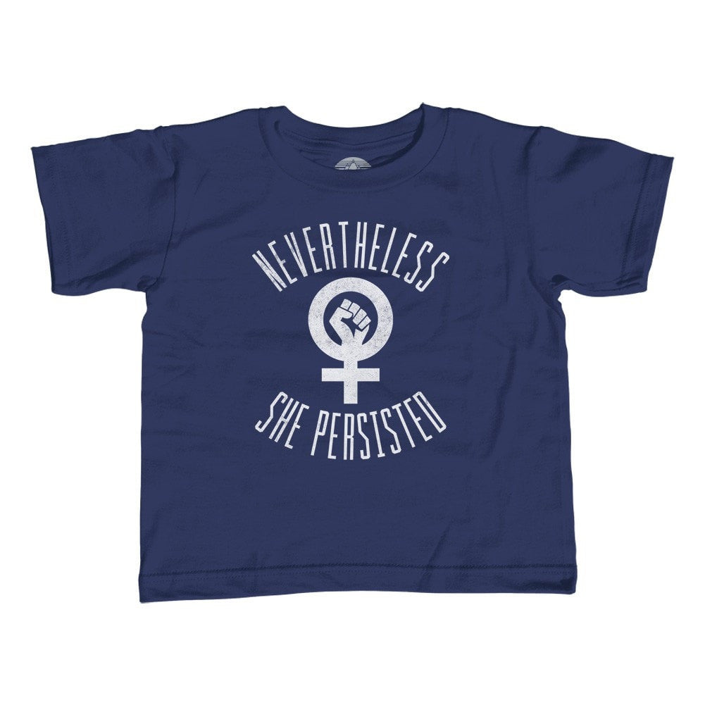 Boy's Nevertheless She Persisted T-Shirt Elizabeth Warren