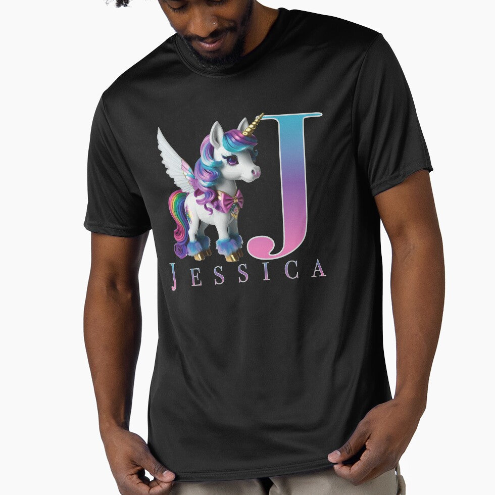 Jessica name with a cute unicorn by Lubellebubble20
