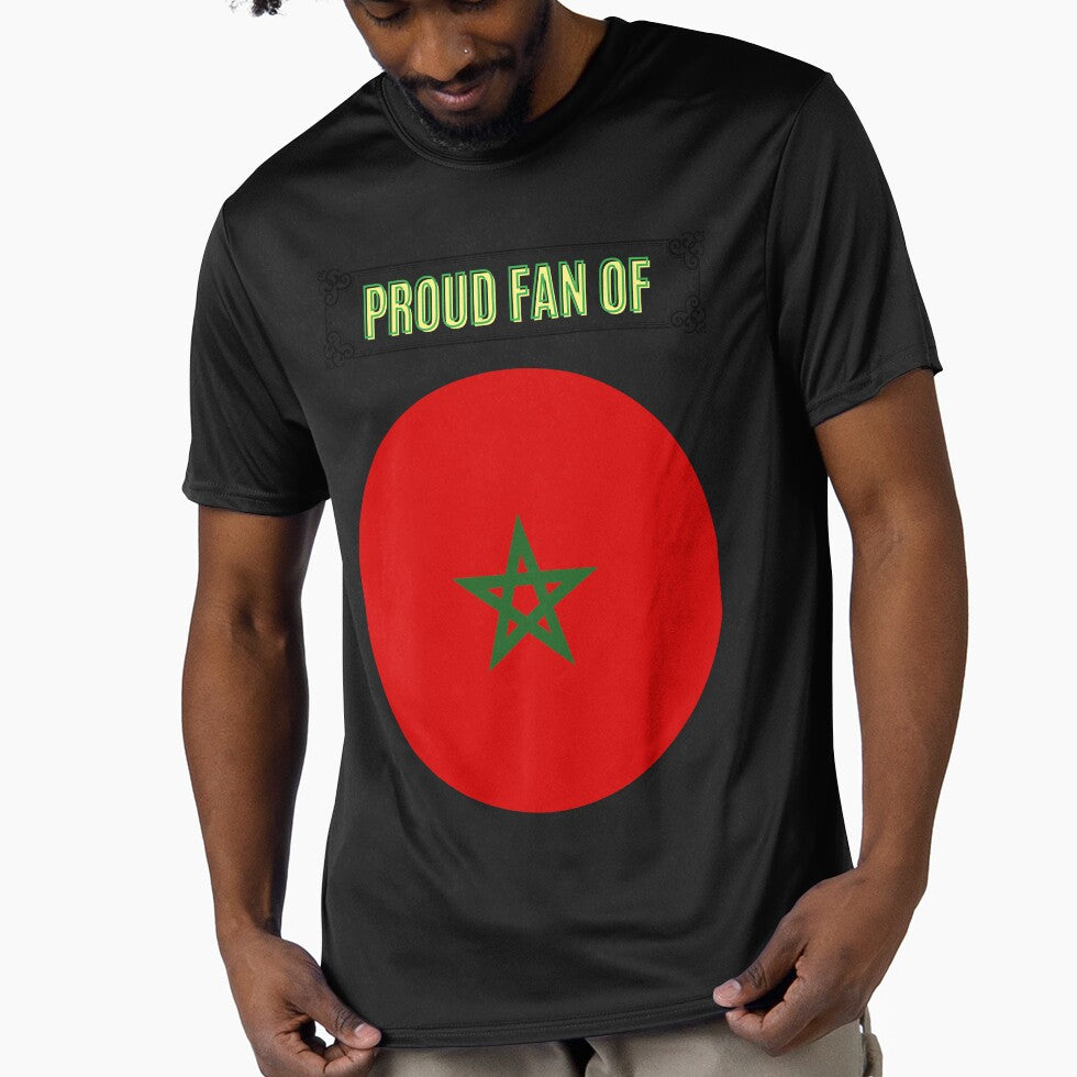 FAN OF MOROCCO; DURING WOLRD CUP 2022 IN QATAR by JM INSPIRES