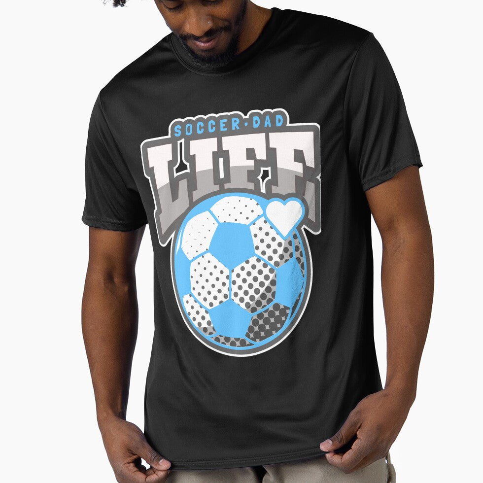 Soccer Dad Life Heart Father's Day by davestees506