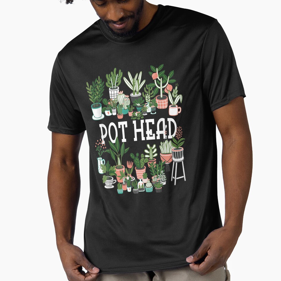 Plant Lover and Gardener: Pot Head Succulent Short Sleeve T-Shirt by animal-x1