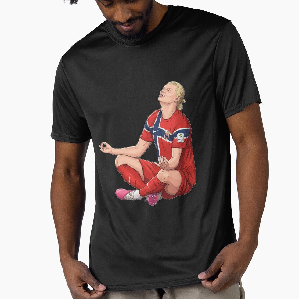 Erling Haaland Football Legend – Norway Soccer Fan Graphic Design by Mialunaa