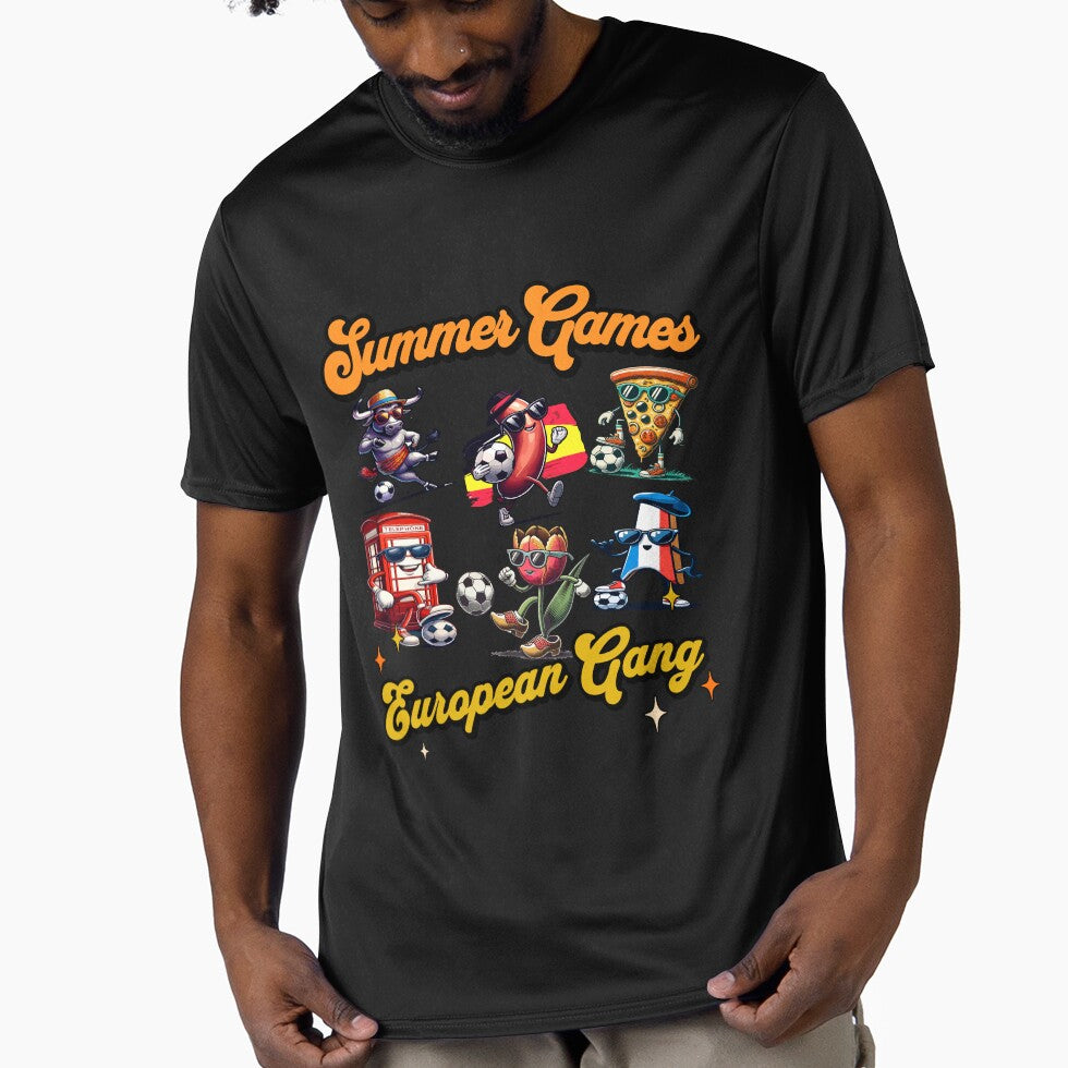 Summer Games European Gang - Fun Soccer by VibePrintStudio