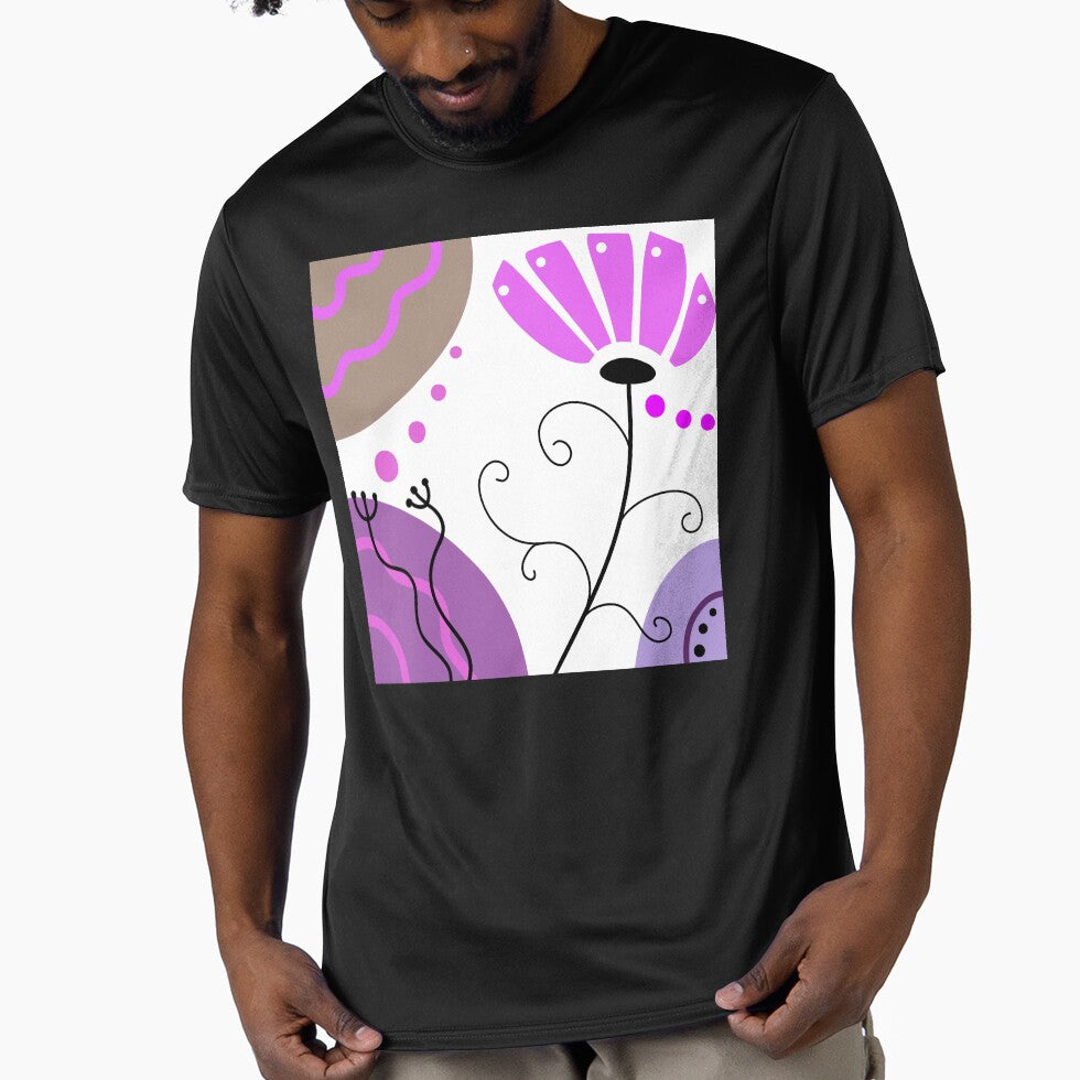Purple Whimsical Boho Design by Sartoris Art