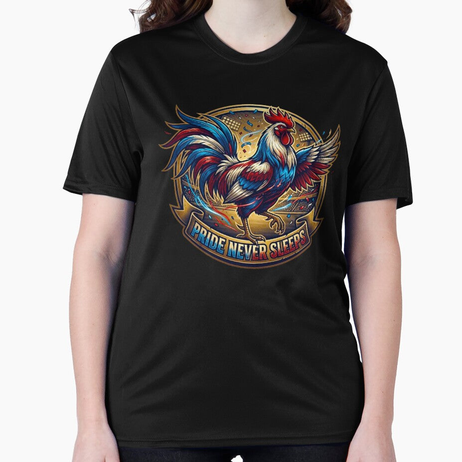 Pride Never Sleeps Rooster Mascot France Football World Cup by MT-Hub | Art for Every Soul