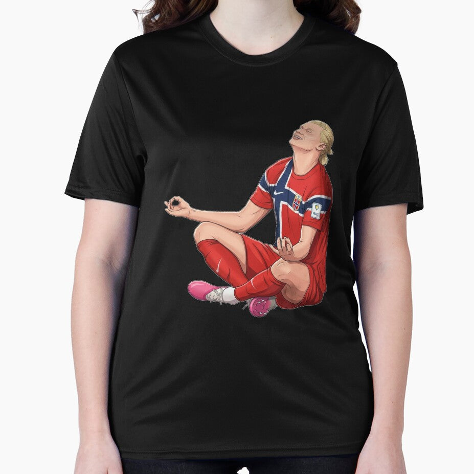 Erling Haaland Football Legend – Norway Soccer Fan Graphic Design by Mialunaa