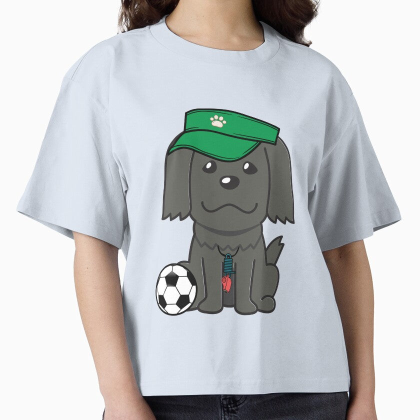 Soccer Player Black dog by Pet Station