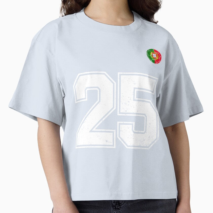 Portugal Soccer Number 25 Vintage Sports Fan by OliviaHayesArt