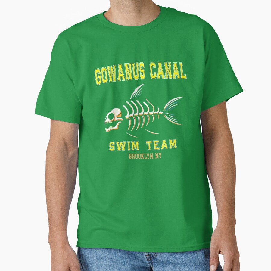 Gowanus Canal Swim Team: Probably Not Toxic T-Shirt by AddyMakApparel