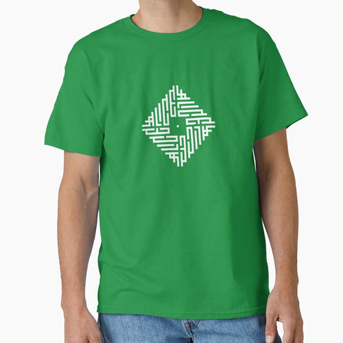 ALICE | White  | Modern Geometric Kufi Calligraphy | From Name to Art by FOR YOUR NAME