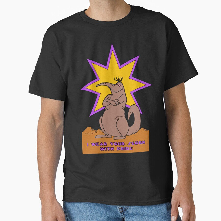 I wear your scorn with pride (anteater) by SolidEarthArt