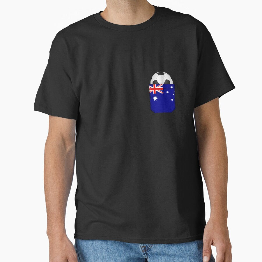 Australia Football Soccer Flag Ball Pocket Fan Gift by theshirtinator