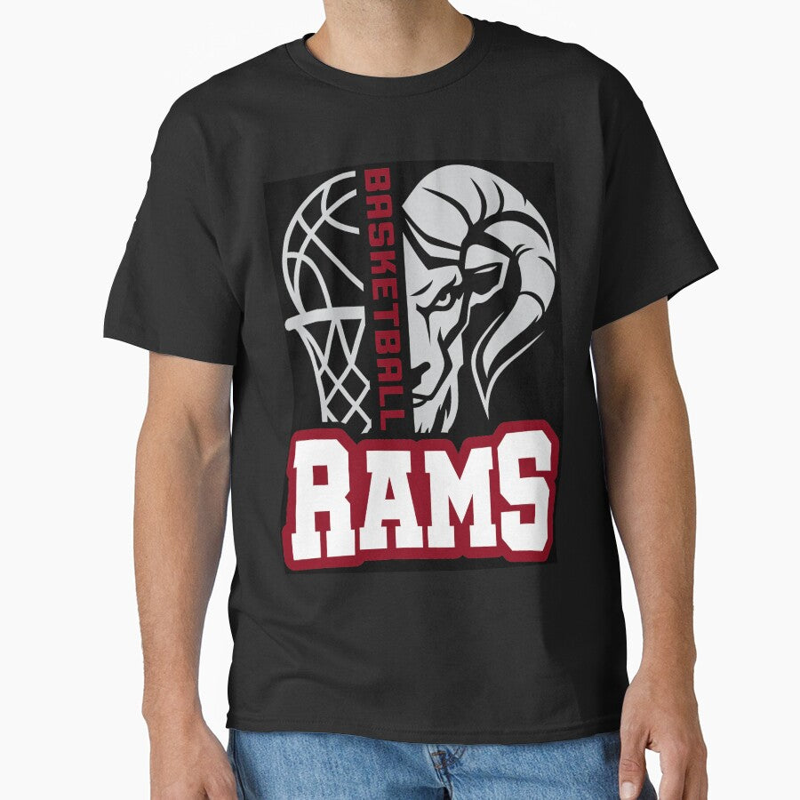 Rams Basketball Black by bekagraham