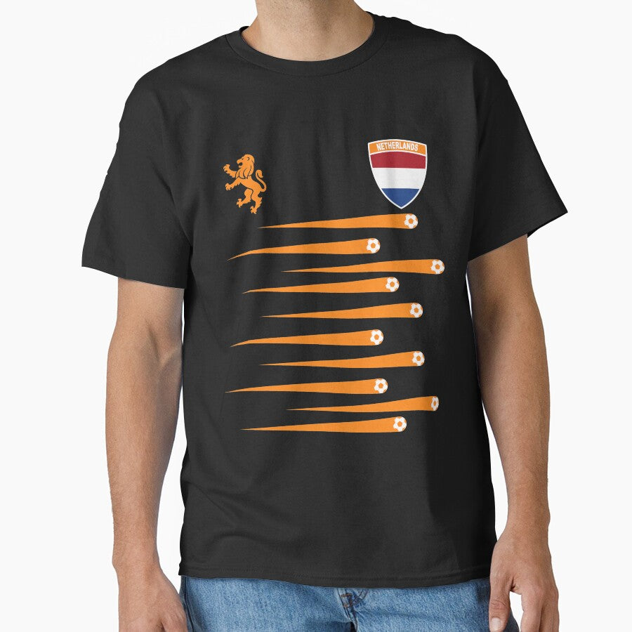 Netherlands soccer ball football design Nederland Flag by OgeesWorld