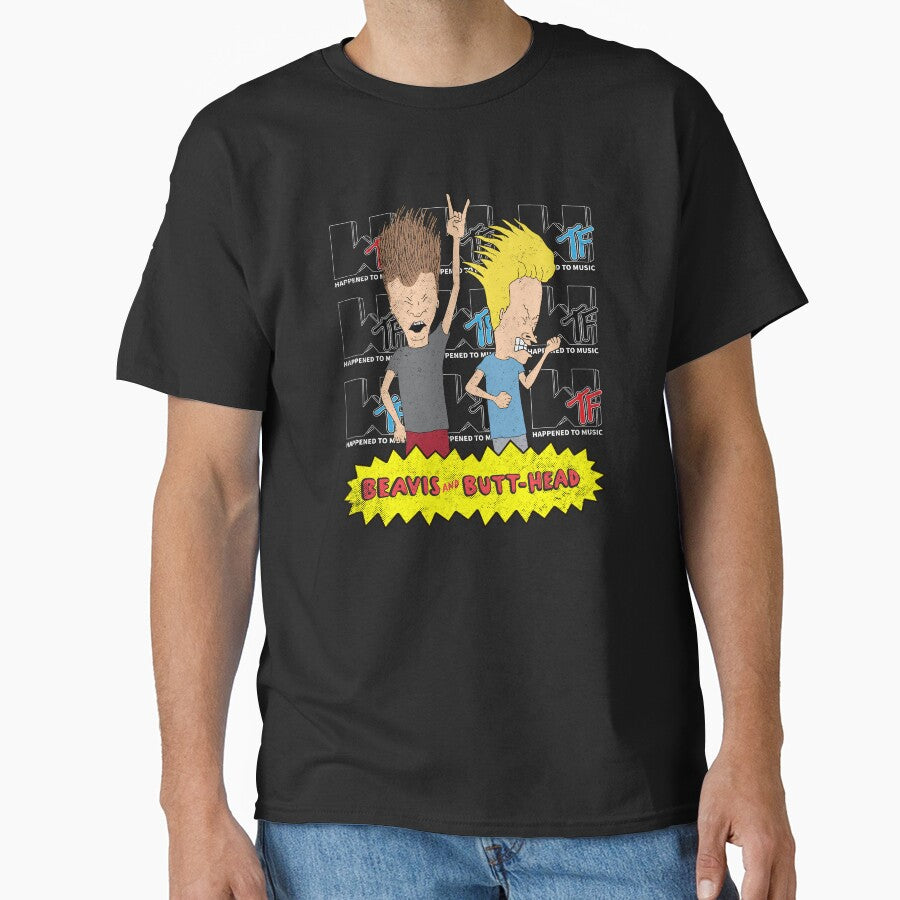 Béavís And Bútt Héad WTF Happened To Music Classic , Bévis Bútthead Vintage  Unisex, Bútthead Music Tee by newillcheryp