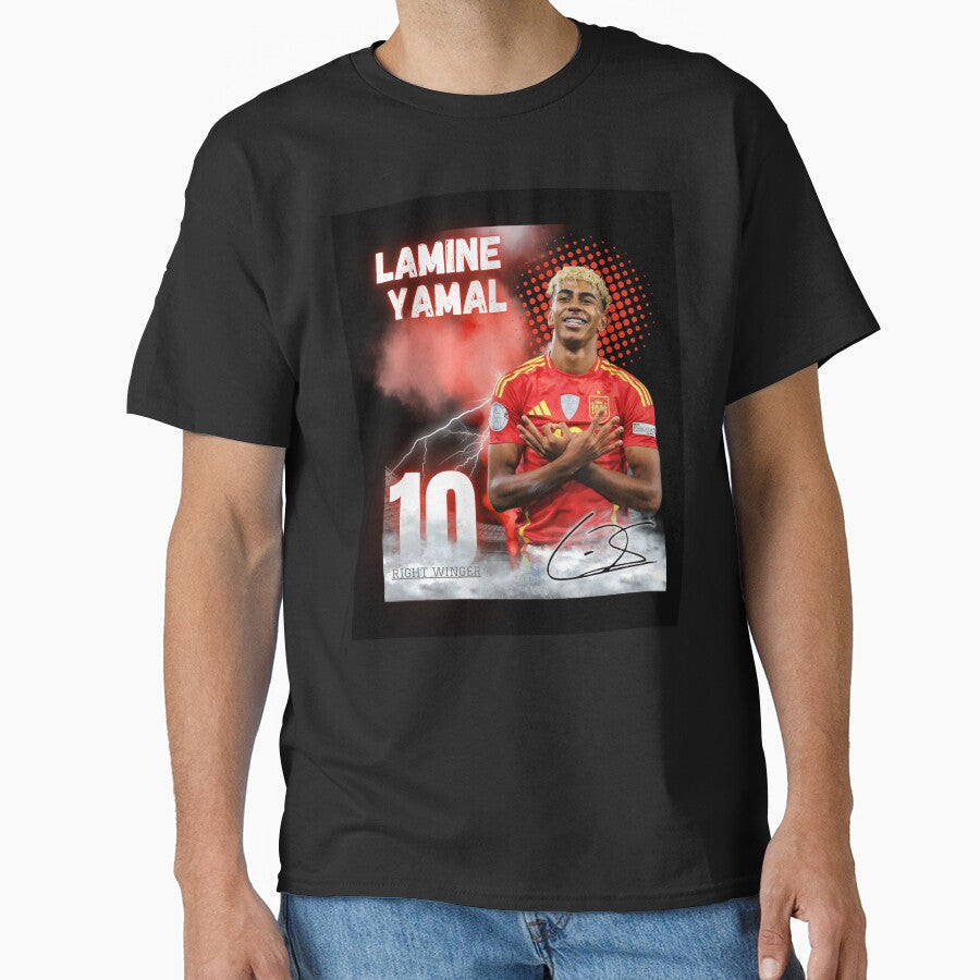 Lamine Yamal Barcelona Spain Wonderkid Football Art Design Poster by WildPetal