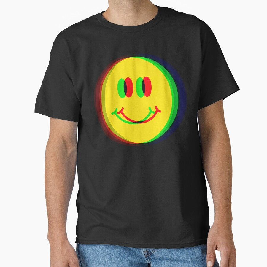 Psychedelic Smiley Happy Face by Funful