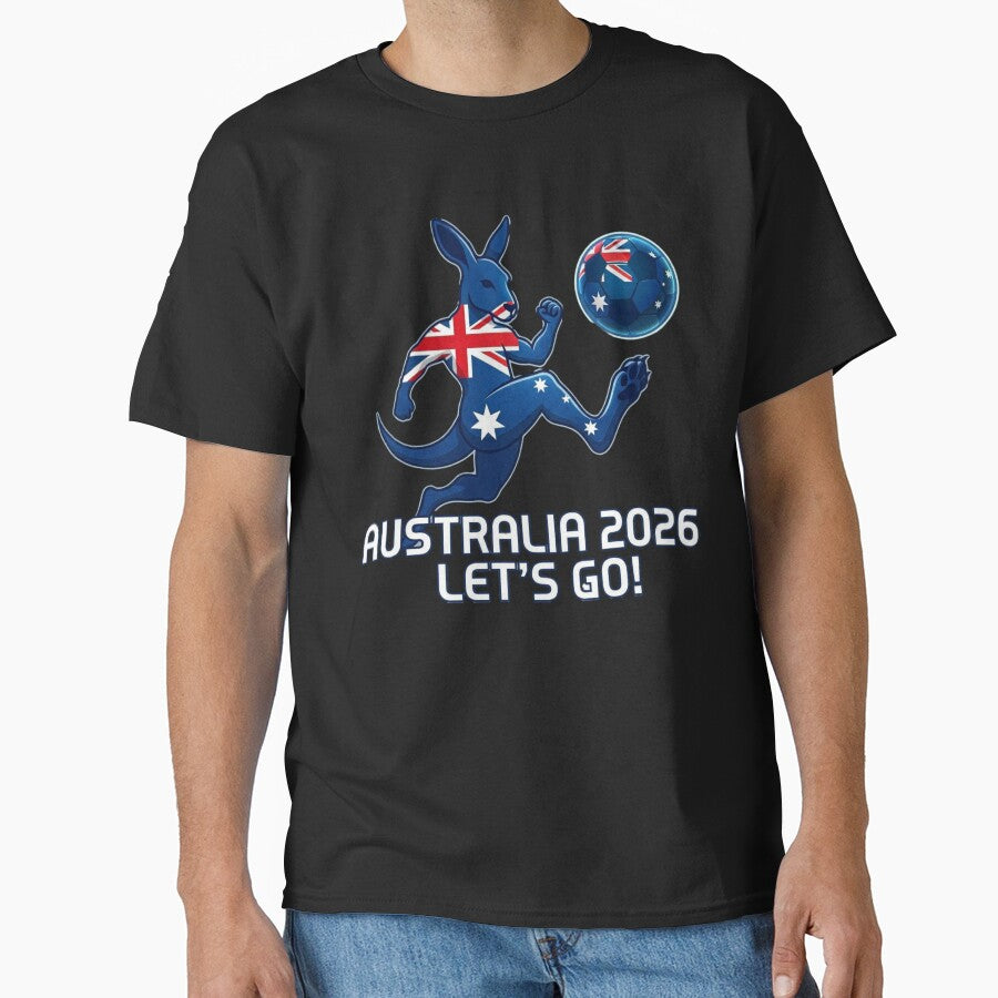 Australia 2026 Soccer Kangaroo Shirt | Aussie Football Fan Design | Let’s Go Australia Sports Gift by Prime legend