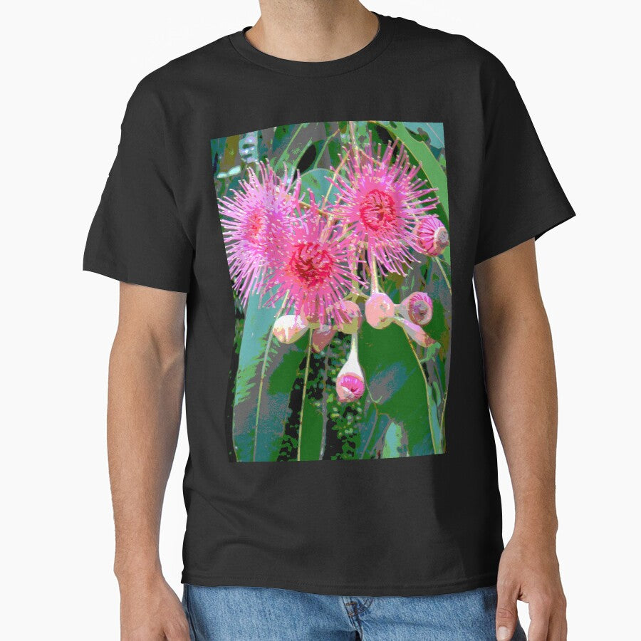 Pink flowering gum blossom by ginnymac